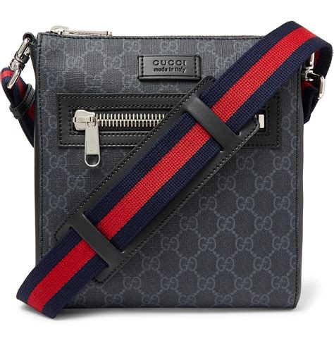 gg black small messenger bag replica|Gucci GG Supreme small messenger bag.